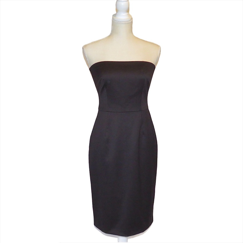 Trina Turk Black Strapless Cocktail Dress Size 4
